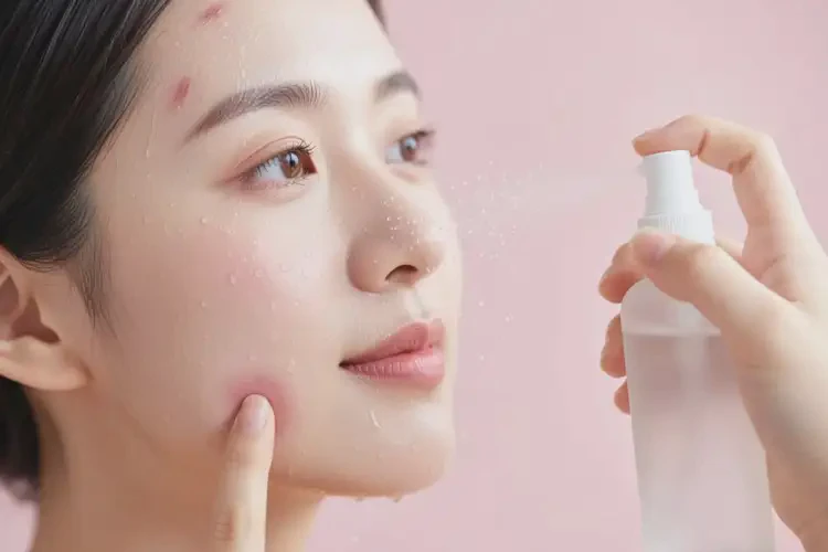 女性臉上經(jīng)常長濕疹不管它會自己好嗎(圖1)