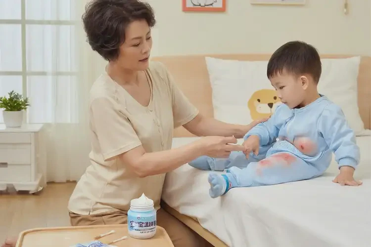 小兒肚子偶爾起濕疹不管它會自己痊愈嗎(圖2)