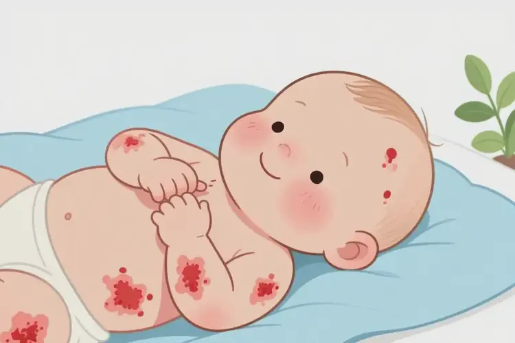 小兒全身容易長(zhǎng)濕疹不管它會(huì)自己好嗎(圖4)