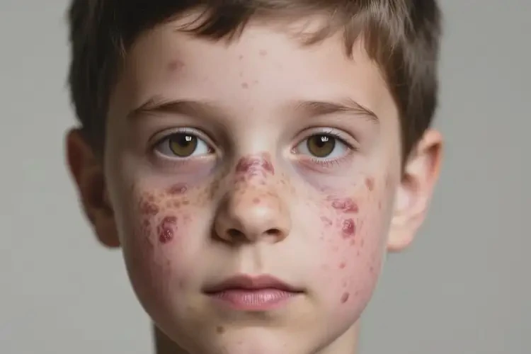 青年人臉上有濕疹不管它會自己痊愈嗎(圖2)