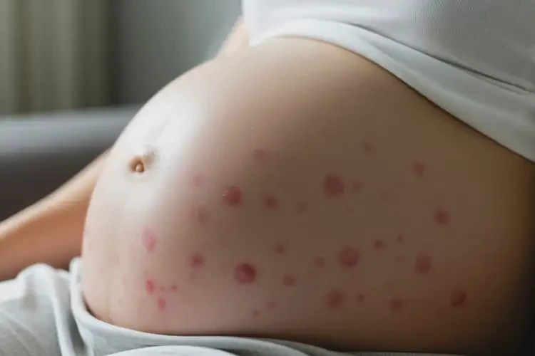 產(chǎn)婦肚子上偶爾起濕疹能靠自己自愈嗎(圖1)