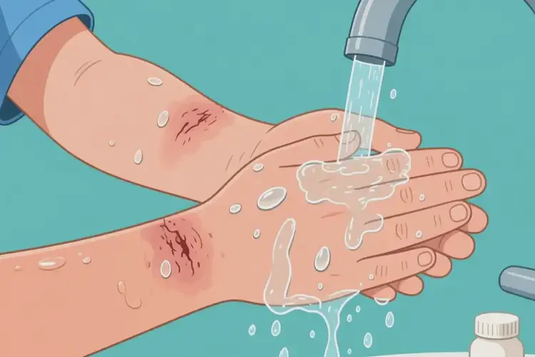 青少年手臂容易長濕疹能夠徹底治愈嗎(圖2)