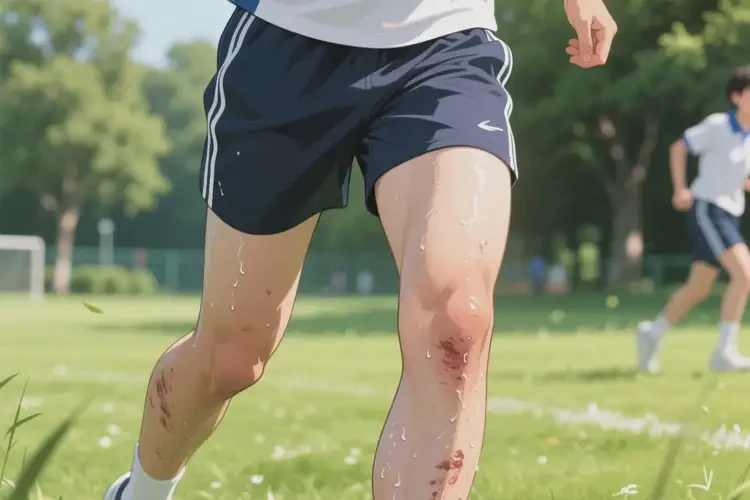 中學生大腿上偶爾長濕疹能靠自己自愈嗎(圖1)