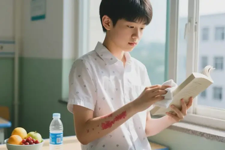 中學生全身有濕疹能靠自己自愈嗎(圖2)