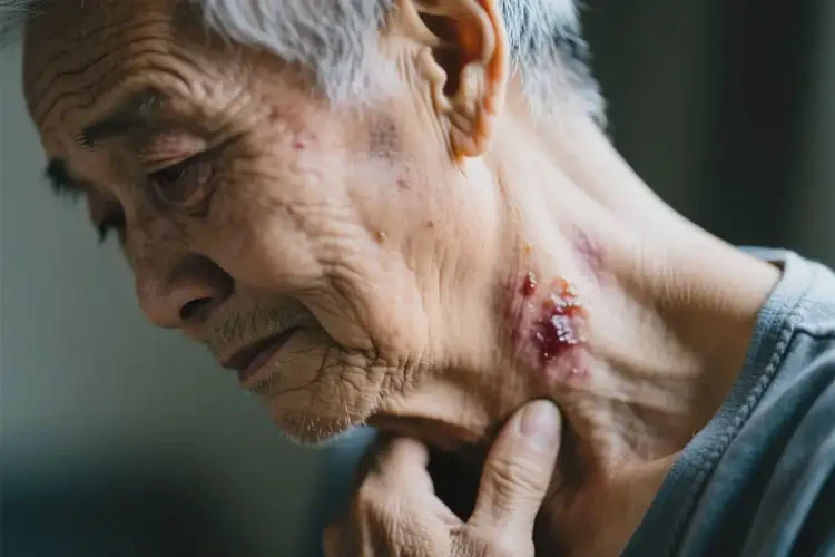 高齡老人脖子上經(jīng)常長(zhǎng)濕疹不管它會(huì)自己自愈嗎(圖3)