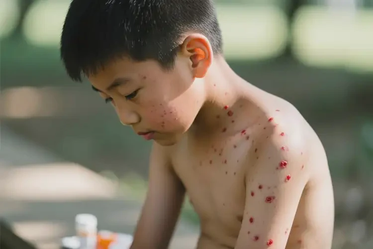 中學生脖子出濕疹不管它會自己痊愈嗎(圖1)