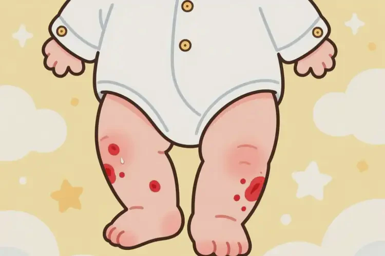 寶寶小腿出濕疹可不可以徹底自愈(圖1)