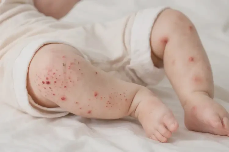寶寶四肢起濕疹不管它會(huì)自己自愈嗎(圖4)