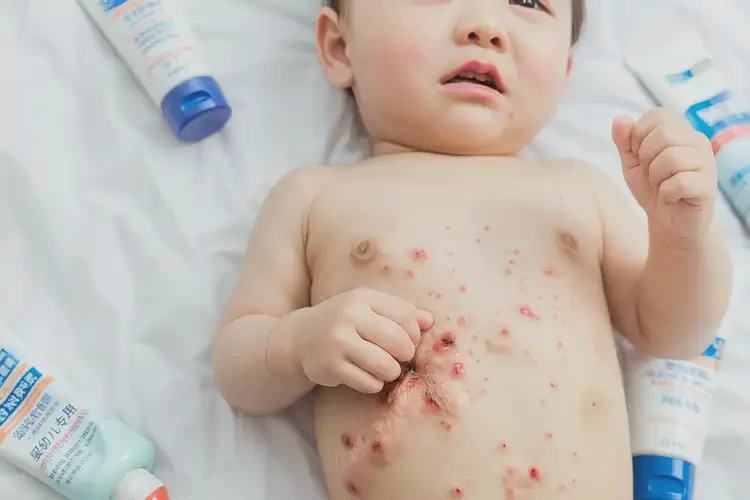 嬰幼兒肚子上出濕疹不管它會自己好嗎(圖3)