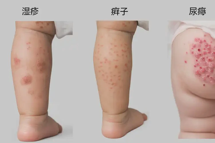 嬰幼兒小腿出現(xiàn)濕疹不管它會自己痊愈嗎(圖1)