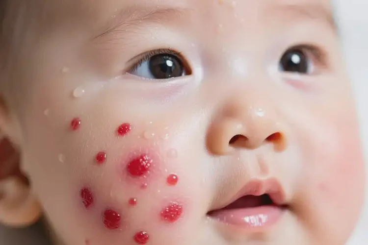 嬰兒身上偶爾長濕疹可以徹底自愈嗎(圖2)