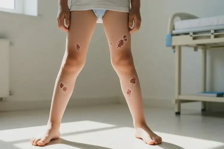 少兒大腿上有濕疹能徹底自愈嗎(圖2)