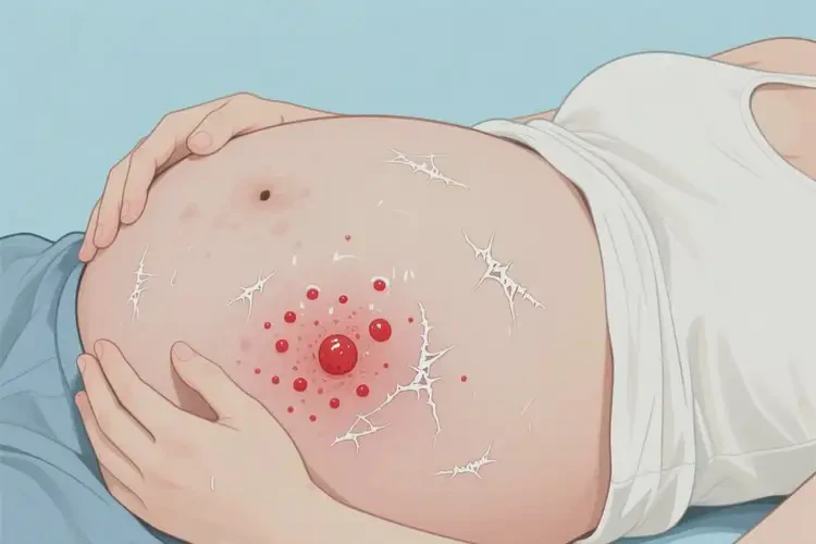 產(chǎn)婦肚子上容易起濕疹能徹底自愈嗎(圖1)