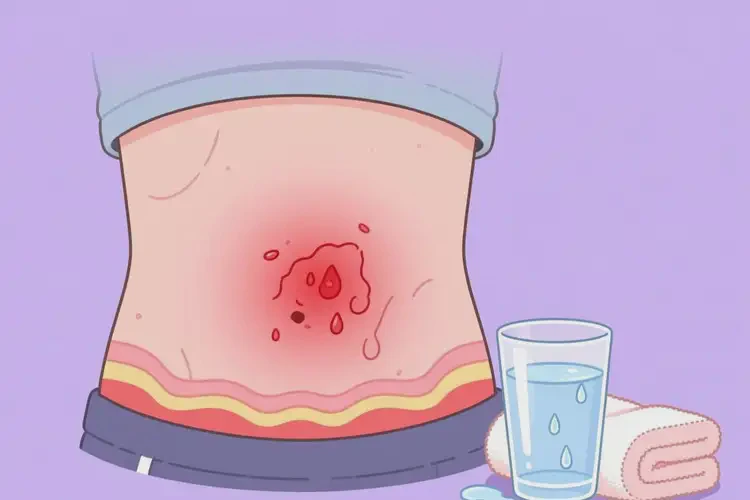 青少年肚子上經(jīng)常起濕疹不管它會自己好嗎(圖1)