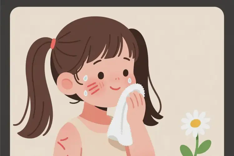 小孩面部容易长湿疹能够彻底治愈吗(图2)