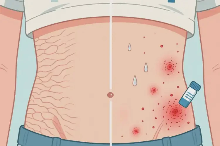 青少年肚子上偶爾起濕疹不管它會自己痊愈嗎(圖4)