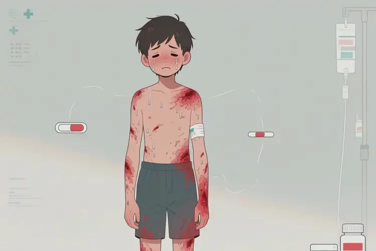 青少年全身出現(xiàn)濕疹不管它會自己痊愈嗎(圖4)