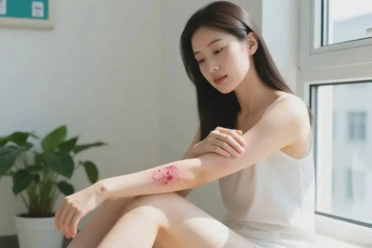 女性四肢偶爾起濕疹能徹底自愈嗎(圖4)