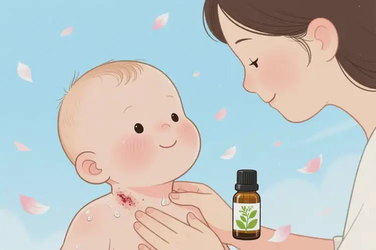 少兒脖子起濕疹可以徹底自愈嗎(圖2)