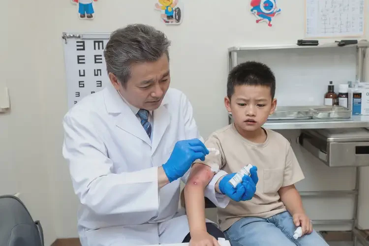 孩子手臂起濕疹不管它會自己痊愈嗎(圖3)