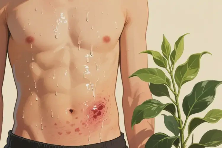 青年人肚子上經(jīng)常起濕疹能夠徹底治愈嗎(圖1)