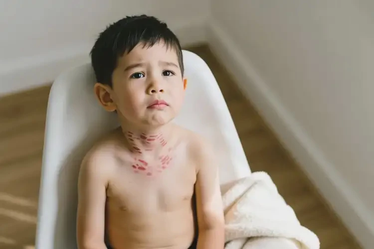 小學(xué)生脖子出濕疹不管它會自己自愈嗎(圖3)