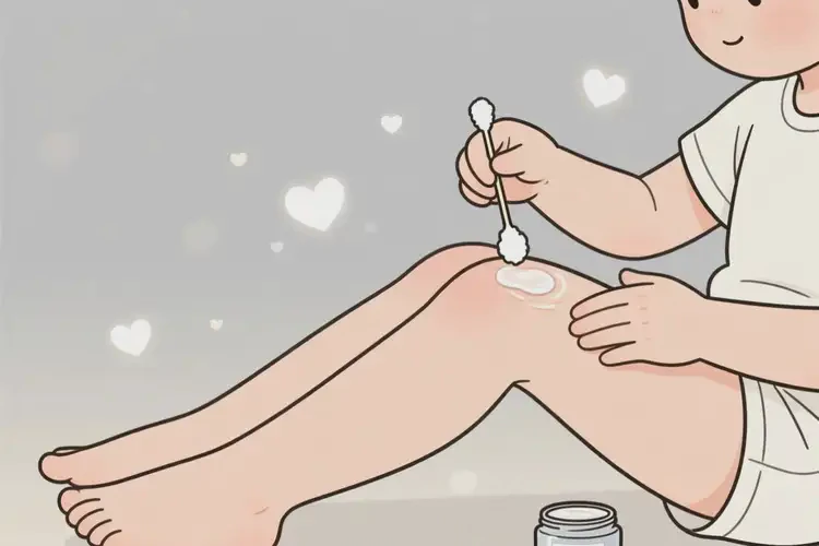 孩子大腿上经常起湿疹不管它会自己痊愈吗(图1)