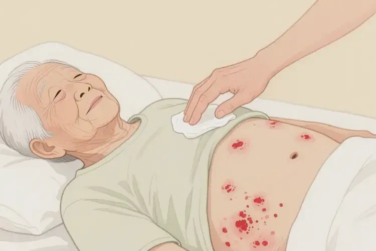 老人肚子上容易起濕疹可不可以徹底自愈(圖2)