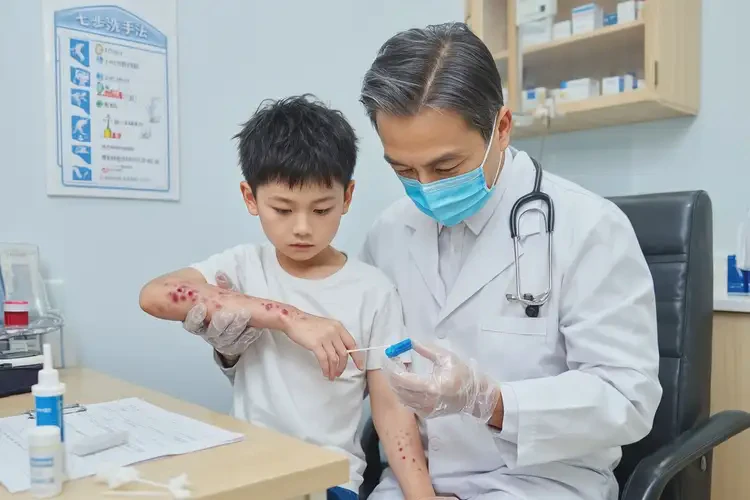 小兒手臂起濕疹能徹底自愈嗎(圖3)