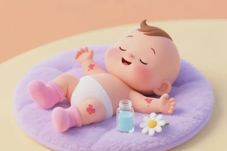 嬰兒四肢容易長濕疹不管它會(huì)自己好嗎(圖1)