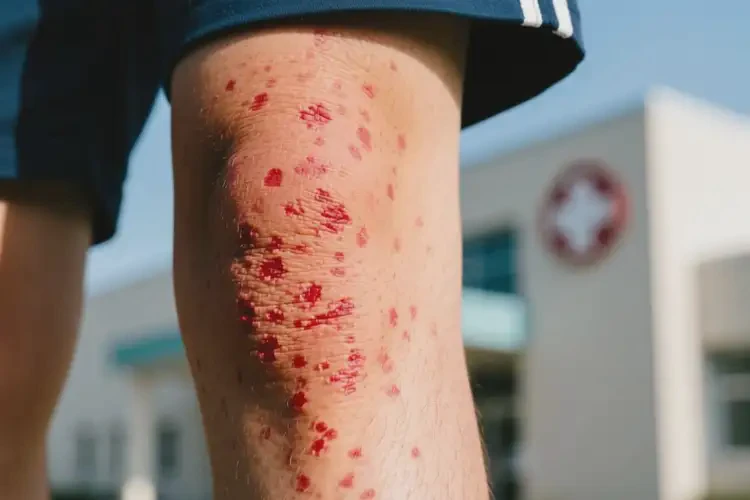 大學(xué)生大腿上長(zhǎng)濕疹不管它會(huì)自己自愈嗎(圖4)