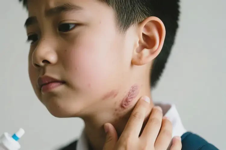 中學生脖子出濕疹不管它會自己痊愈嗎(圖3)
