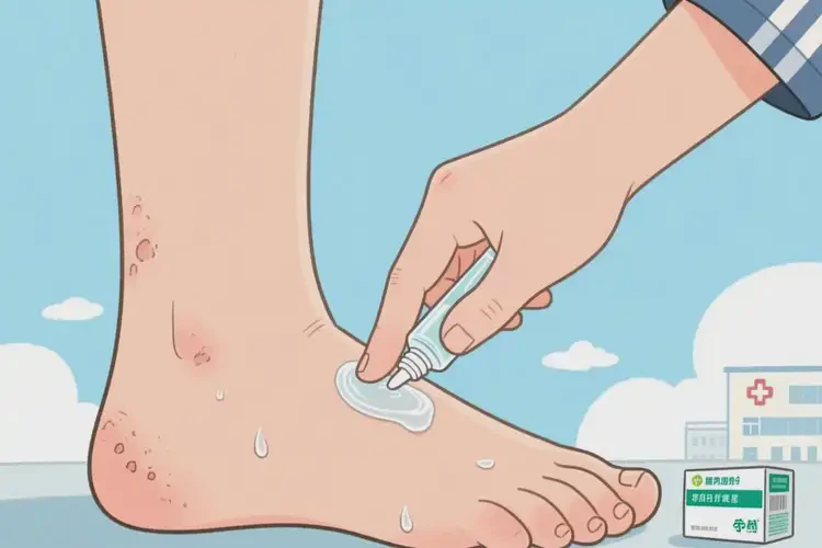 中學(xué)生腳上起濕疹能不能徹底自愈(圖1)