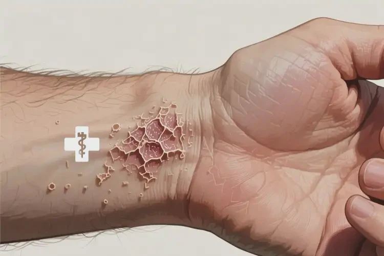 男性身上偶爾長濕疹能徹底自愈嗎(圖2)