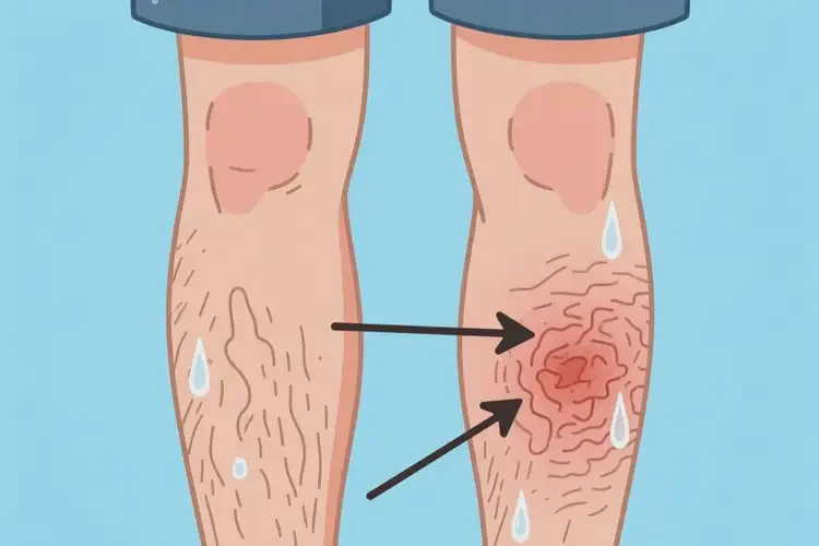 男生小腿有濕疹可不可以徹底自愈(圖1)