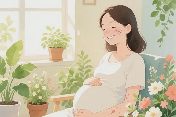 孕婦臉上容易起濕疹能夠徹底治愈嗎(圖4)