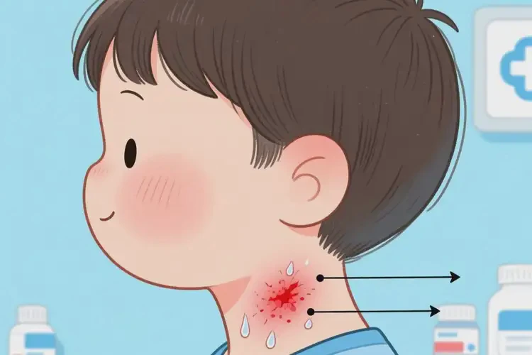 兒童脖子有濕疹能靠自己自愈嗎(圖4)