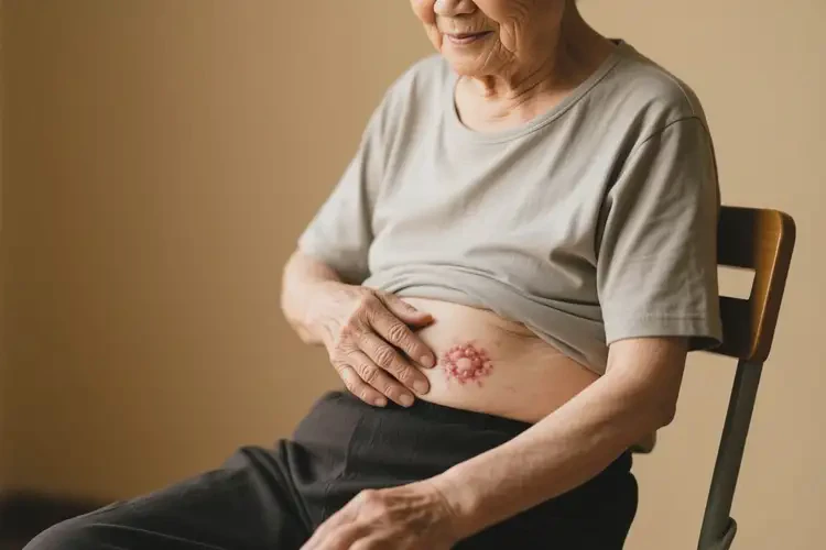 老年人肚子上起濕疹能徹底自愈嗎(圖2)