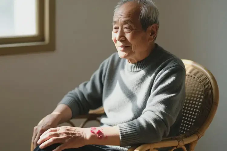 老年人身上偶爾起濕疹可以徹底自愈嗎(圖1)