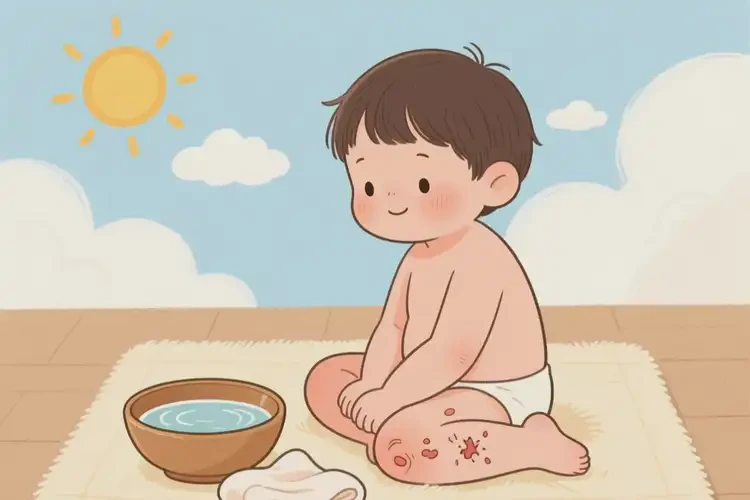 小孩屁股上偶爾起濕疹能靠自己自愈嗎(圖3)