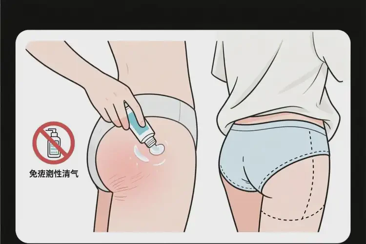 女人屁股偶爾起濕疹能徹底自愈嗎(圖1)