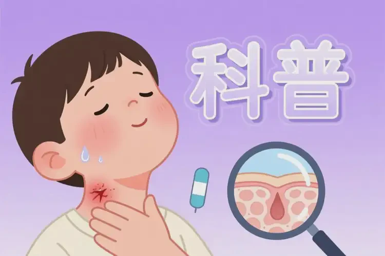 小孩脖子上出現(xiàn)濕疹能夠徹底治愈嗎(圖1)