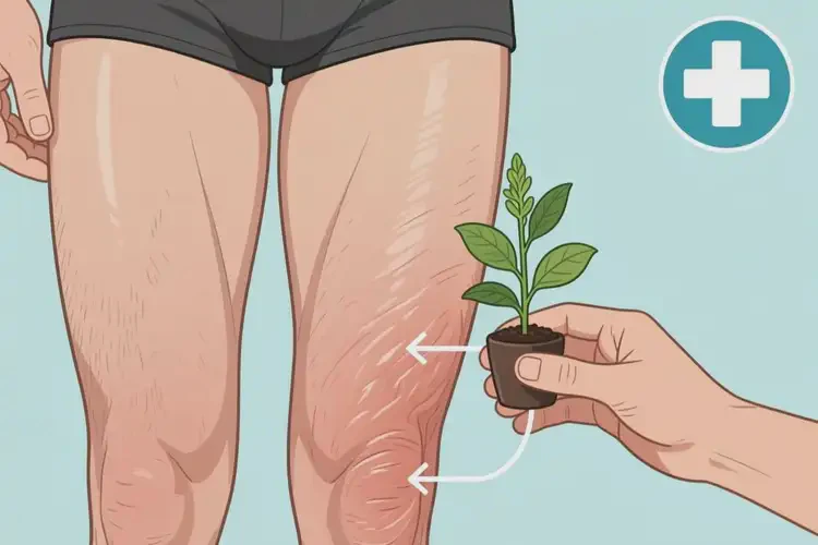 男性大腿上经常起湿疹能够彻底治愈吗(图1)