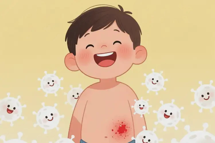 兒童屁股長濕疹不管它會(huì)自己痊愈嗎(圖3)