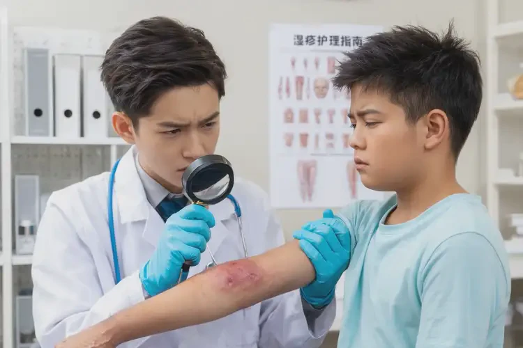 青少年屁股起濕疹能夠徹底治愈嗎(圖4)