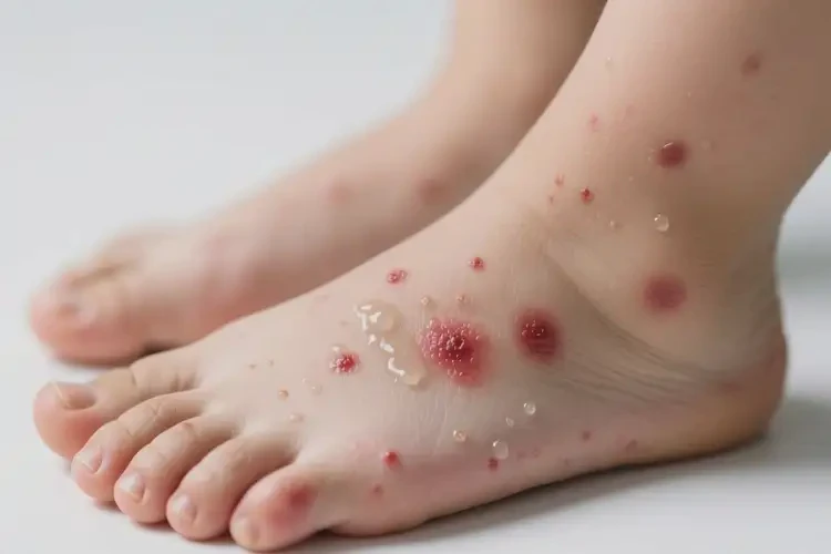 少兒腳上經(jīng)常長濕疹能徹底自愈嗎(圖4)