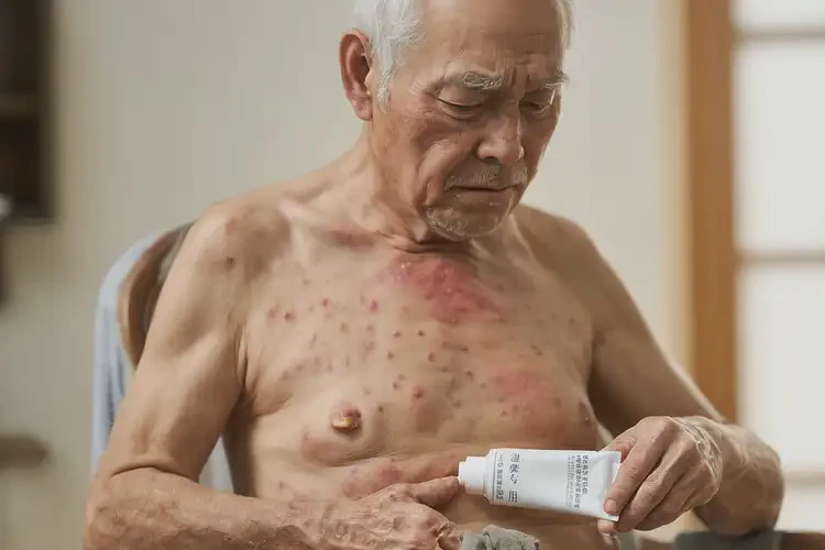 老年人肚子上偶尔起湿疹能彻底自愈吗(图3)