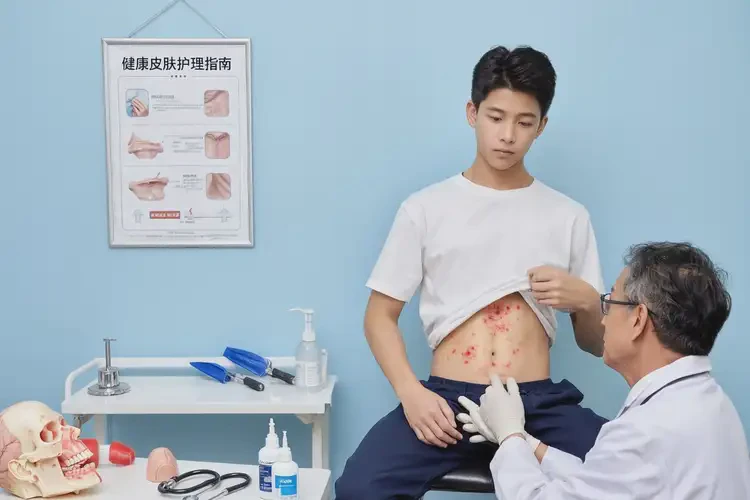 青少年肚子上容易起濕疹能夠徹底治愈嗎(圖3)