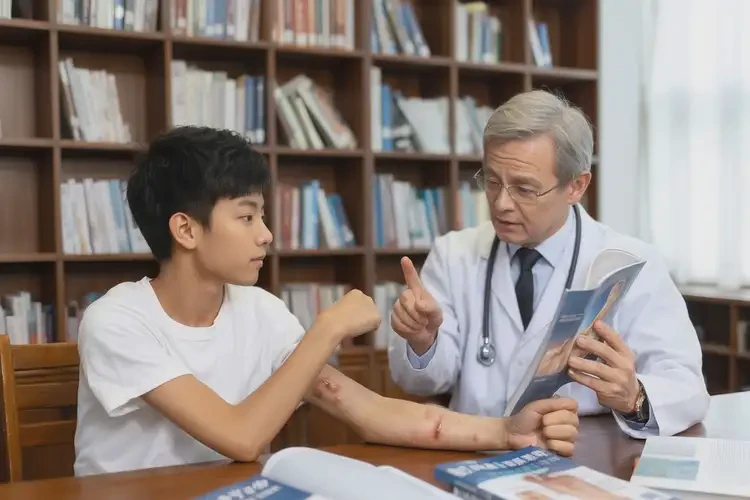 大學(xué)生四肢容易起濕疹能夠徹底治愈嗎(圖3)