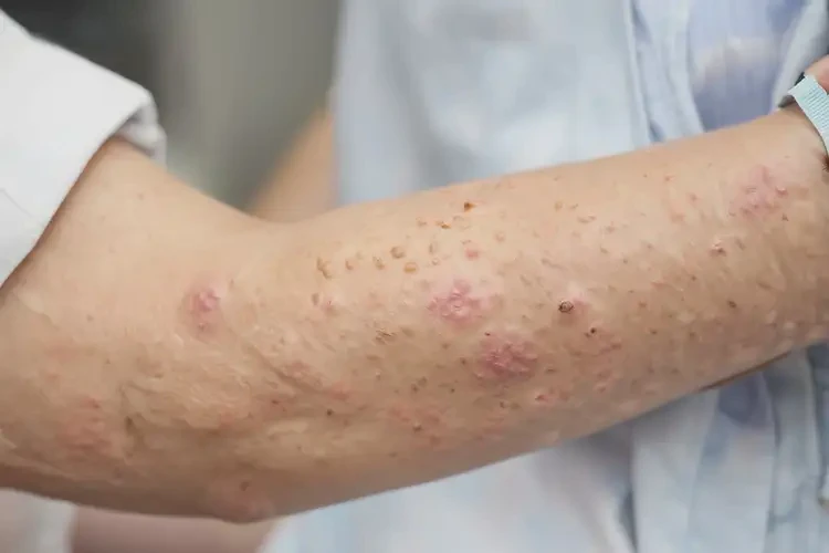 產(chǎn)婦手臂出現(xiàn)濕疹不管它會(huì)自己好嗎(圖4)